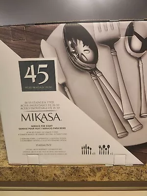 Mikasa HARMONY NEW Flatware 8 Pcs Dinner Forks • $23