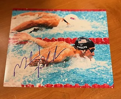 MICHAEL PHELPS Autographed 8x10 Photo SIGNED AUTO • $89.99