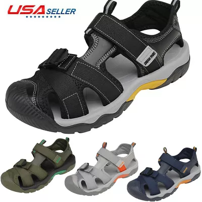 Men Sport Outdoor Hiking Sandals Athletic Beach Fisherman Sandals Shoes Size US • $15.99