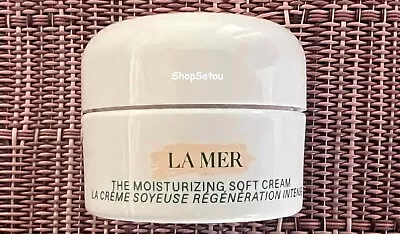 LA MER The Moisturizing Soft Cream Sample Size Jar 0.12 Oz / 3.5 ML • $11.99