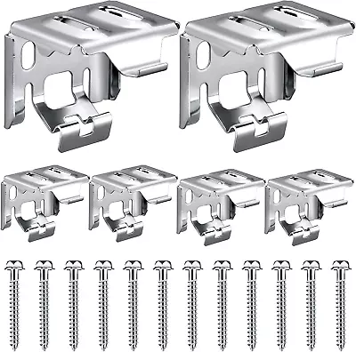 Mini Blind Brackets Bracket For Window Blinds With 12 PCS Screws 6 PCS Brackets • $19.26