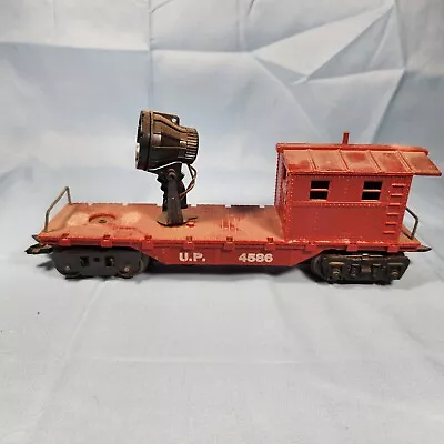 Marx Union Pacific Caboose #4586 With Black Searchlight O Gauge TESTED • $69.99