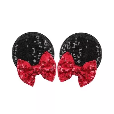MICKEY MINNIE MOUSE Ears Hair Clips For Girls Disney Parks • $16