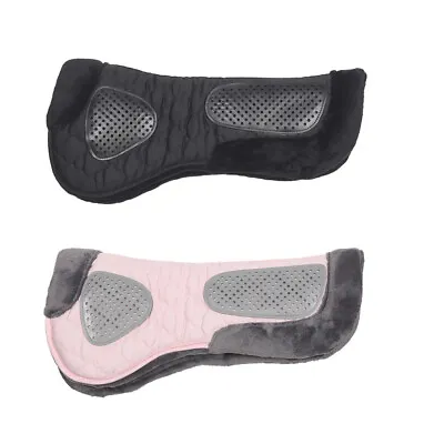 Zilco Fleece Gel Half Saddle Pad Numnah- Black Or Pink  • $94.99