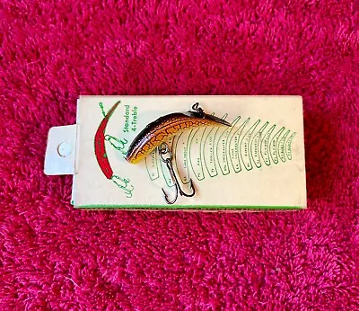 Vintage Helin's Fly-Rod FLATFISH F4 SC Fly Trolling Casting Lure Tackle Co.  • $4.99