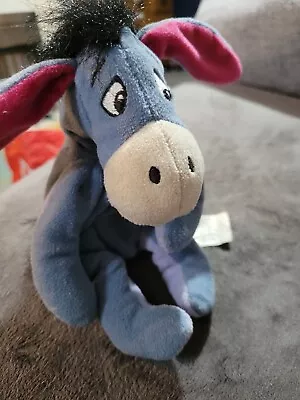 £2 • Buy Vintage Eeyore Genuine Disney Beanie Plush