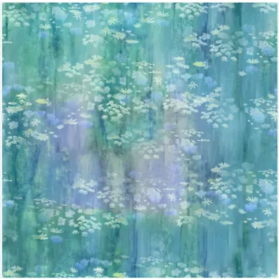 Hoffman Fabrics Painted Forest Color Grass By McKenna Ryan • $13.99