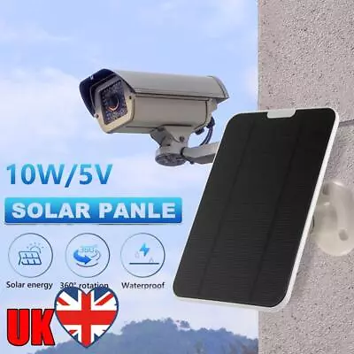 10W 5V Waterproof Portable Solar Panels PET Portable Power Supply For Lighting • £13.20
