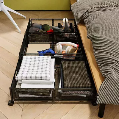  Space Saving Storage Drawers For Under Bed Organizers And Foldable • £54.45