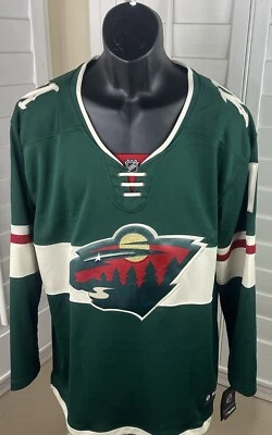 $42.46 • Buy Fanatics Breakaway NHL Minnesota Wild #11 Zach Parise Hockey Jersey, Women’s 3XL