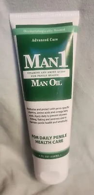 Man1 Man Oil Penile Health Cream - Advanced Care. Treat Dry Red Cracked • $48.95