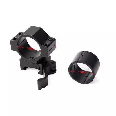 Atacpro Tactical Accessories Quick Detach Scope Ring   Mount 1 Inch 30mm 20 • $35.50