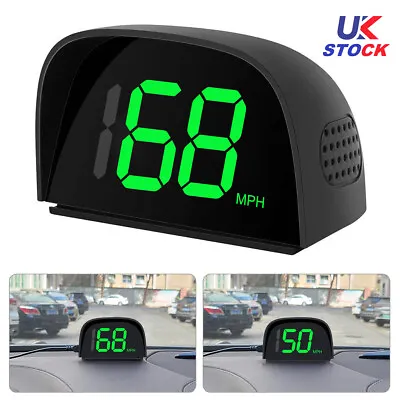 2023 Car Digital GPS Speedo Speed MPH HUD Head Up Display Speedometer Universal • £11.44