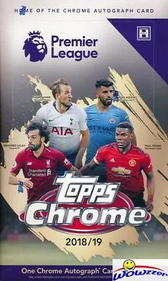 2018/2019 Topps CHROME Premier League Soccer Factory Sealed HOBBY Box-AUTOGRAPH  • $299.95