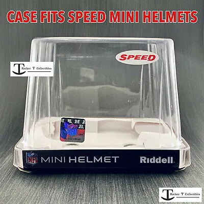 Riddell Speed NFL Mini Helmet Retail Display Case Empty Container Box Miniature • $7.99