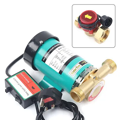 Hot Water Booster Mains Pressure Shower Pump Electric Home Boost 120W Domestic • £71