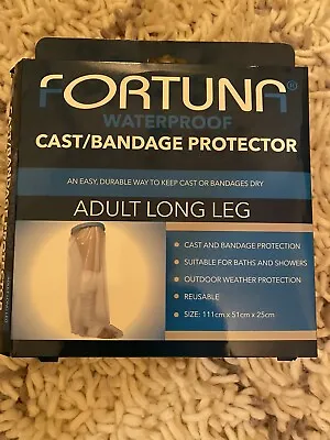 £12.99 • Buy Fortuna Adult Reusable Long Leg Waterproof Cast Bandage Shower Protector Cover
