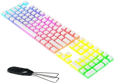 108 Key PBT Backlit Double Shot Spacebar Keycaps For Mechanical Cherry Switch AU • $18.89