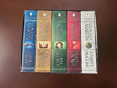 Game Of Thrones Complete Set / Song Of Ice And Fire Series 1-5 George R R Martin • $38.99