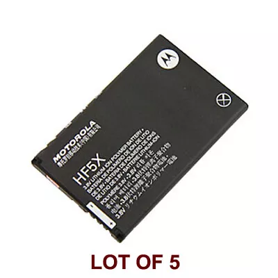 5 Motorola HF5X OEM Battery Lot For Electrify MB853 Photon 4G MB855 New • $19.95