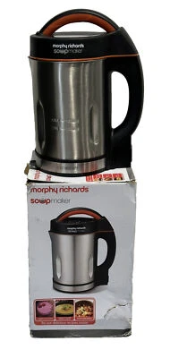 Morphy Richards 501016 Soup And Smoothie Maker Stainless Steel 1.6L • £38.99