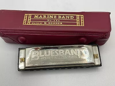 Musical Instruments. Bluesband Hohner International Harmonica Marine Band Case • $19.99