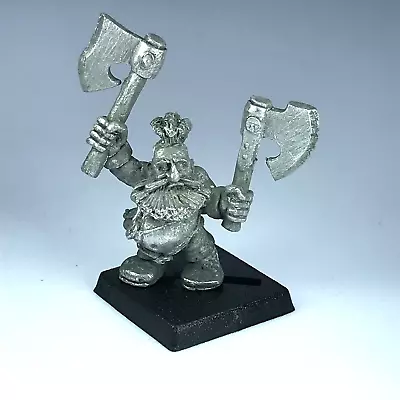 Dwarf Troll Slayer Warrior - Citadel Warhammer Fantasy Classic Metal GW X7195 • £14.99