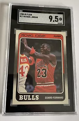 1988-89 Fleer - #17 Michael Jordan SGC 9.5 • $850