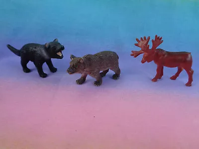 Lot Of 3 Miniature Wild / Countryside Animal Figures - As Is • $1.99