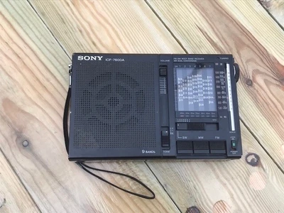 £15 • Buy Sony ICF-7600A FM/AM/MW/SW 9 Band Receiver Radio