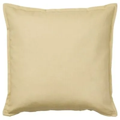 Ikea GURLI Cushion Cover 100% Cotton Light Beige Green  50 X 50 Cm 405.070.83 • £4.93