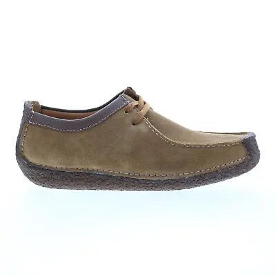 Clarks Natalie 26118170 Mens Brown Suede Oxfords & Lace Ups Casual Shoes • $80.99