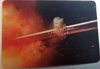 LOST IN SPACE – KELLOGG’s MOVIE LENTICULAR CARD: PROTEUS EXPLOSION 6 Of 8 – 1998 • £0.50