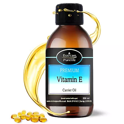 Vitamin E Oil Certified Pure And Natural Aromatherpy 10ml To 1000ml Bottles Uk • £2.99