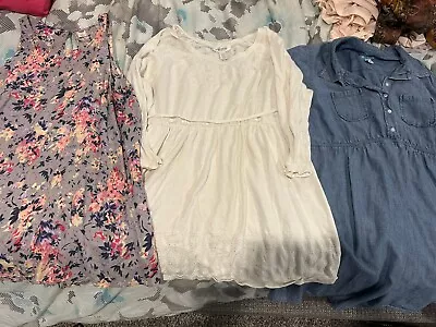 Lot Of 8 Maternity Tops Sweaters Size Large X-Large • $5