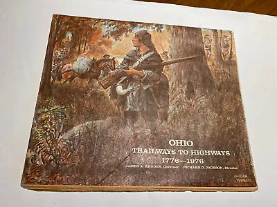 Vintage Ohio Bicentennial 1776-1976 Highway Map • $15