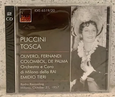 PUCCINI Tosca [1957] (2 Discs IDIS) MAGDA OLIVERO FERNANDI COLOMBOL De PALMA  • $35