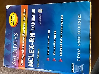 $13.70 • Buy Saunders Comprehensive Review For The NCLEX-RN® Examination Third Edition W/ CD