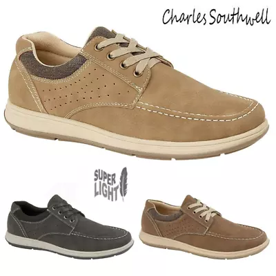 £16.95 • Buy Mens Comfort Lace Up Casual Mocassin Designer Deck Loafer Boat Driving Shoe Size