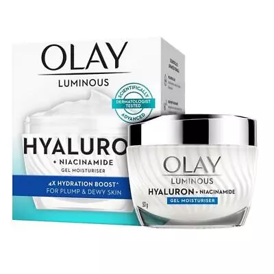 Olay Luminous Hyaluron + Niacinamide Gel Moisturiser 50g • $50.99