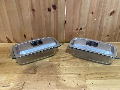 £20 • Buy Vintage EKCO Hostess Trolley Pyrex Glass Bowls  Containers With Lids