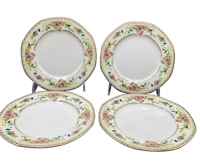 Jean Pouyat J. P. L. Limoges Wanamakers Porcelain Salad Plates - Set Of 4 - EUC • $29.95