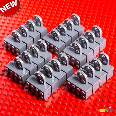 24 X NEW LEGO Magnet Gray 2 X 4 Brick Mini-Figure Stand Display Refrigerator • $14.98