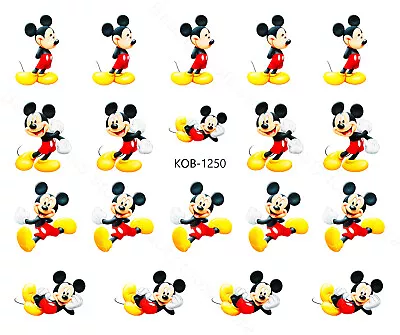 Nail Art Water Transfer Stickers Decal Mickey Mouse KoB-1250 • $3.09