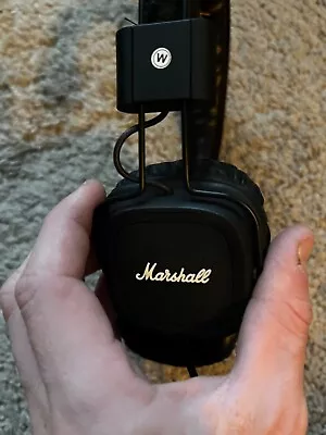 Marshall Headphones Black Perfect Condition Case Comes As Well • $70