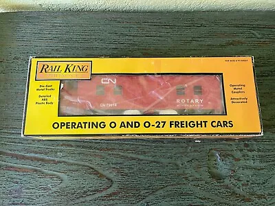 Rail King (MTH) Operating O And O-27 Freight Car CN Rotary CN-79814 • $55