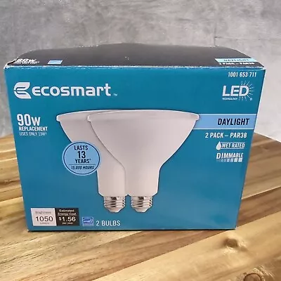 ECOSMART 90w PAR38 Dimmable Energy Star LED Flood Light Bulb Daylight 2 (CT) • $15.98