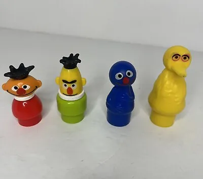 Vintage Little People Fisher Price Sesame Street Lot Big Bird Grover Bert  Ernie • $65