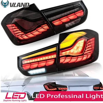 $304.99 • Buy OLED Upgrade Smoked Taillights For BMW M3 /3 Series F30 F35 F80 Sedan 6th Gen
