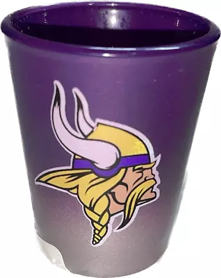 Minnesota Vikings 2oz Two Tone Shot Glass-Officially Licensed By NFL • $12.99